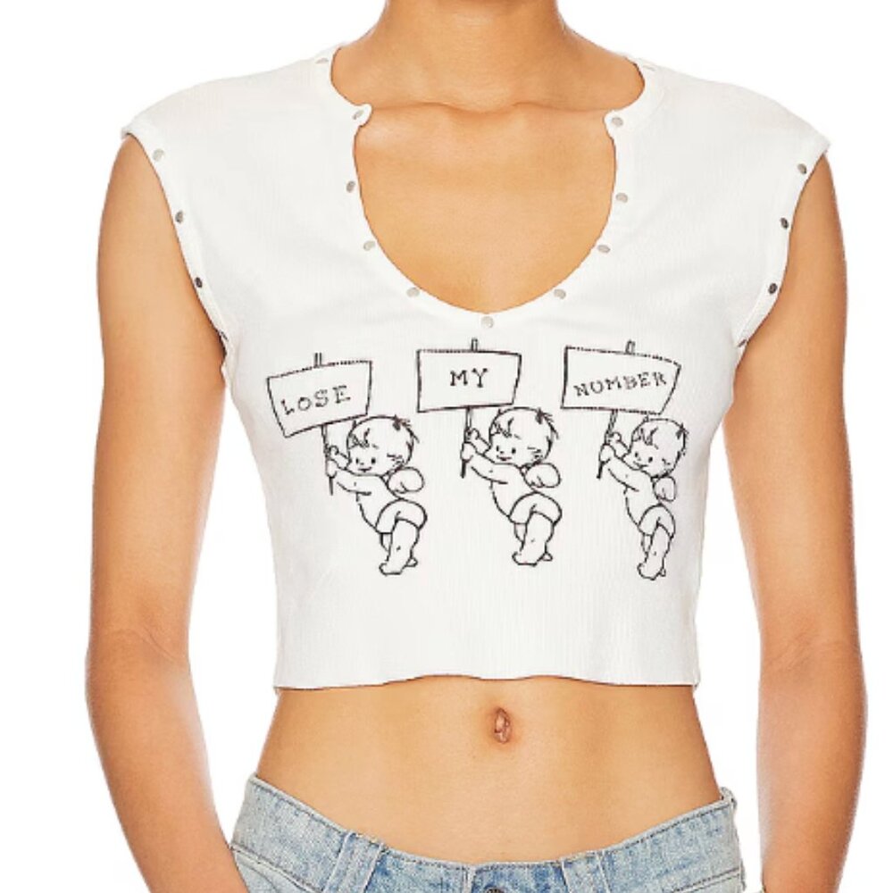 Read The Signs Rebel Tank Boys Lie NWT